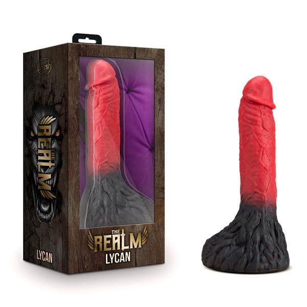 The Realm Lycan Lock on Werewolf Dildo Red Size cover