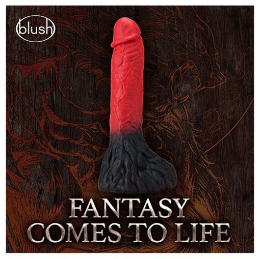 The Realm Lycan Lock-on Werewolf Dildo Red 3