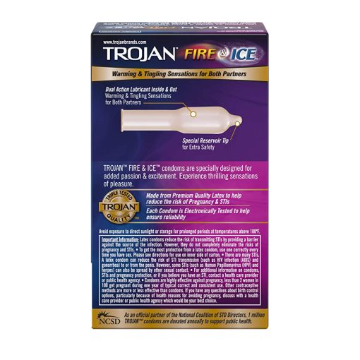 Trojan Pleasures Fire & Ice Condoms - Image 3