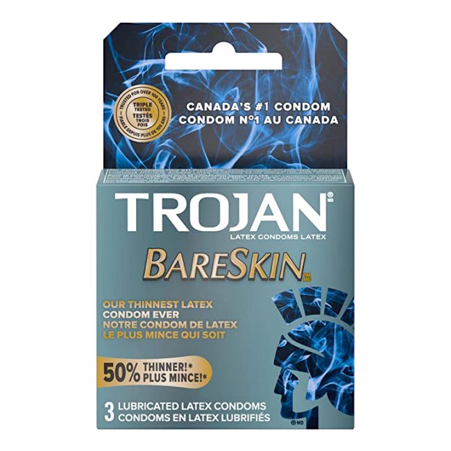 Trojan Sensitivity Bareskin Condoms 3 pack