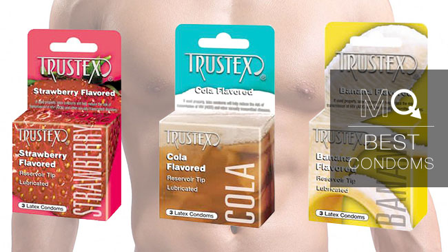 Trustex assorted best flavored condoms 3 pack