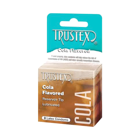 Trustex Assorted Flavored Condoms 3 Pack Cola