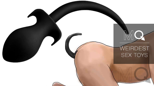 Woof XL Silicone Puppy Tail Butt Plug weirdest sex toys
