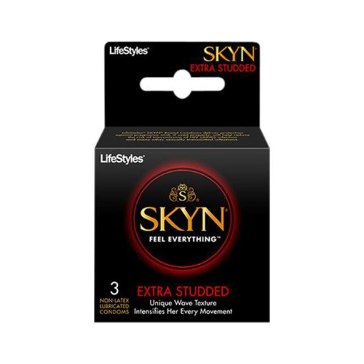 lifestyles skyn extra studded 3pk