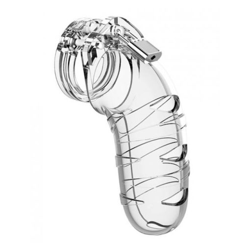 Mancage chastity cock cage clear 5. 5 inch