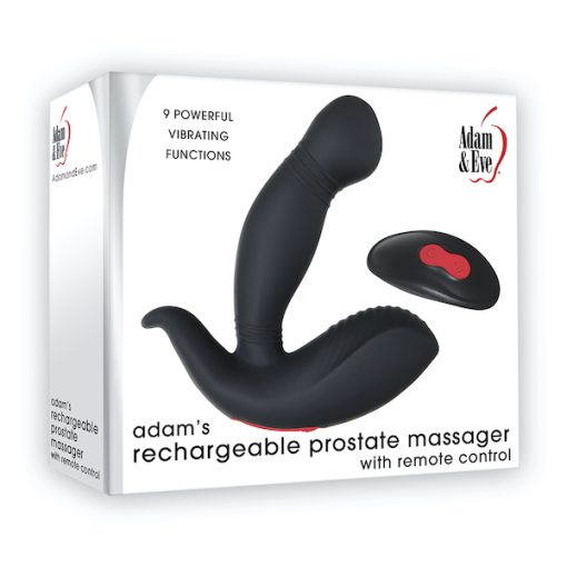 Adam & Eve Rechargeable P Spot Massager W/ Remote 1