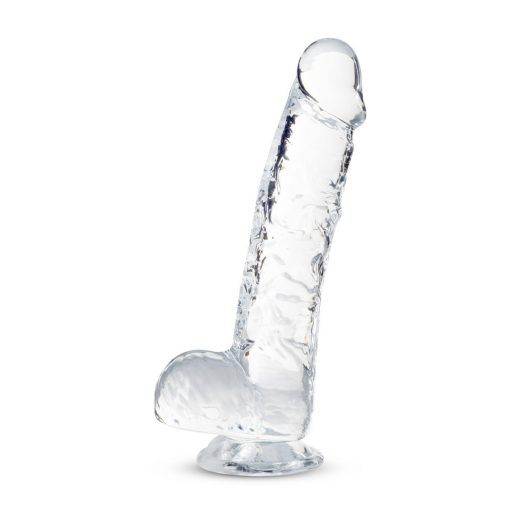 Blush naturally yours 6" crystalline dildo - diamond 2