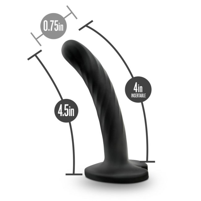 Temptasia twist silicone dildo small size