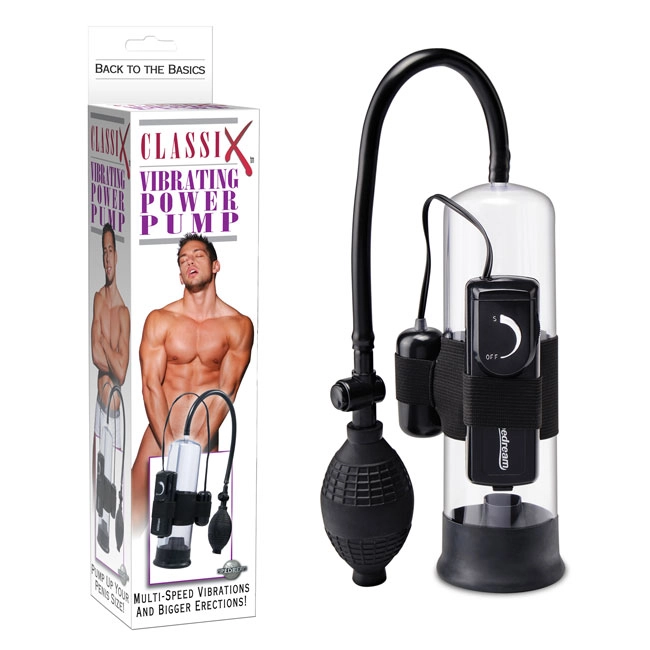 Classix Power Penis Pump Vibrating box