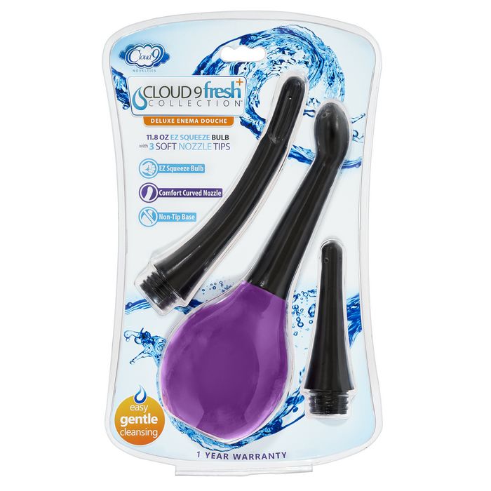 Cloud 9 Fresh Deluxe Soft Tip Anal Enema Douche Packaging