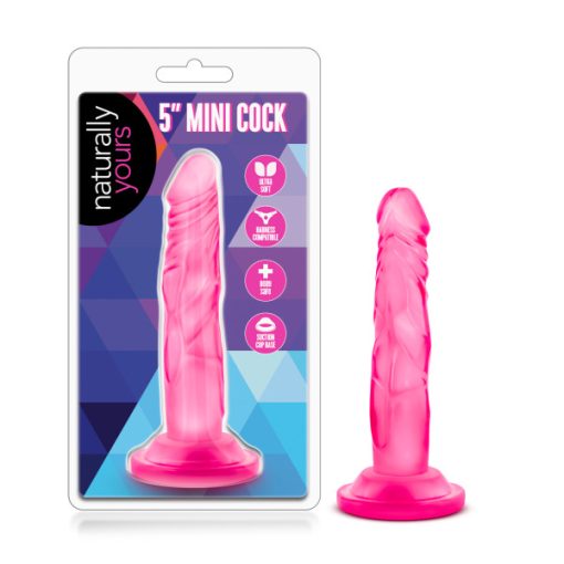Naturally Yours 5-inch Mini Cock Beginner Dildo Pink
