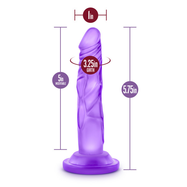 Naturally Yours 5-inch Mini Cock Beginner Dildo Size