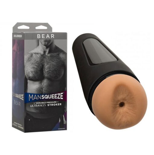 Man Squeeze Bear Ass Francois Sagat Beige Stroker