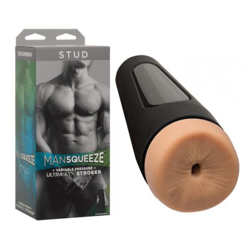 Man Squeeze Stud Ass Beige Stroker