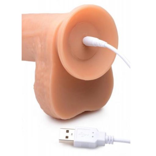 Strap U Real Thrusting & Vibrating Dildo With Remote - Image 4