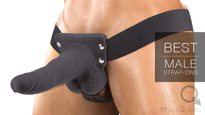 Erection Assistant Best Hollow Male Strap On 6 in Black Vibrating