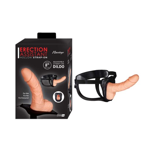Erection-Assistant-Hollow-Strap-On-8-in-Beige
