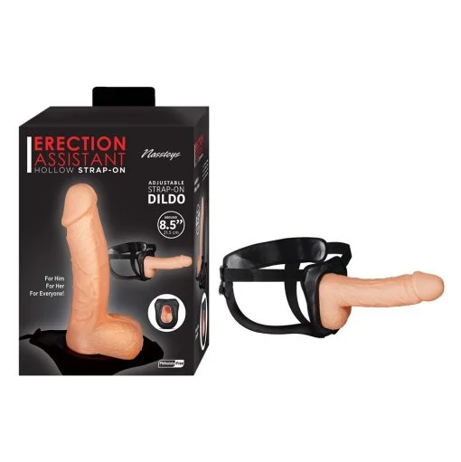 Erection-Assistant-Hollow-Strap-On-8.5-in-Beige