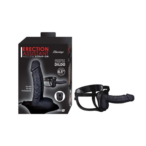 Erection-Assistant-Hollow-Strap-On-8.5-in-Black