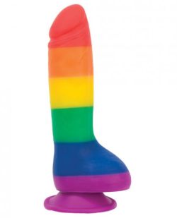 Addiction Justin 8 inches Rainbow Color Dildo main