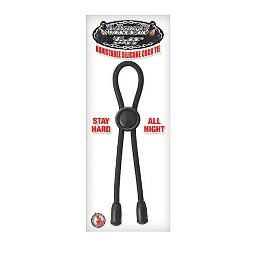 Adjustable Silicone Cock Tie Black Box