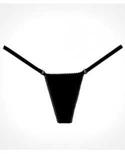 Adore Between The Cheats Velvet Panty Black O?S main