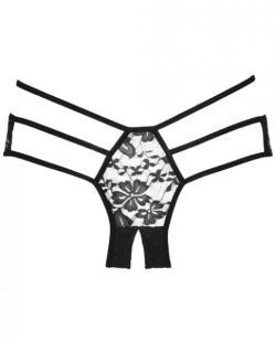 Adore Lace Sweet Heavens Panty Black O/S main