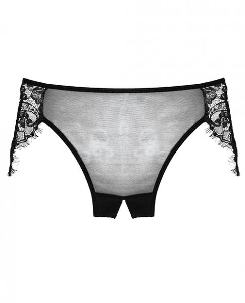 Adore lavish & lace crotchless panty black o/s second