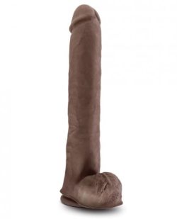 Au Naturel Daddy 14 inches Dildo with Suction Cup Brown main