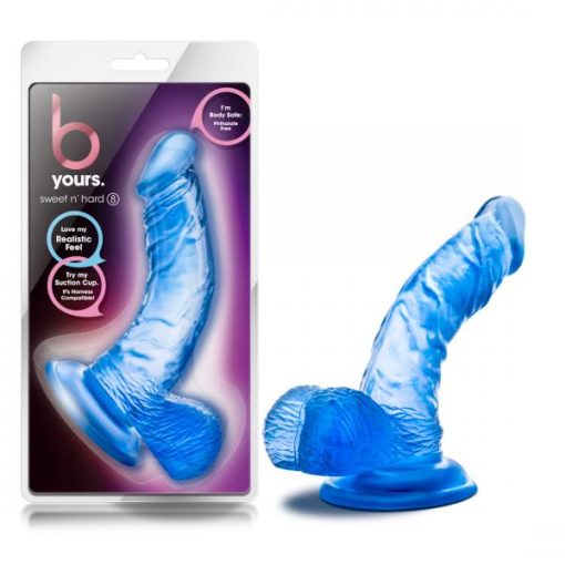 B Yours Sweet N Hard 8 Blue Realistic Dildo second