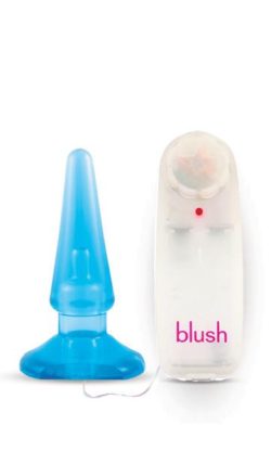 Basic Anal Pleaser Blue Vibrating Plug main