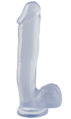 Basix 12 inches Dong With Suction Cup Clear main