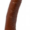 Basix Rubber 7 inches Slim Dong With Suction Cup Brown main