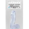 Basix Rubber Works 6.5 inches Clear Dong Suction Cup second