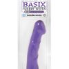 Basix Rubber Works 6.5 inches Purple Dong Suction Cup second