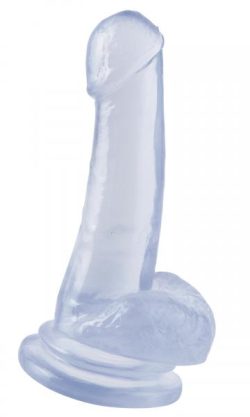 Basix Rubber Works 8 inches Clear Suction Cup Dong main