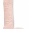 Basix Rubber Works 9 inches Beige Suction Cup Dong main