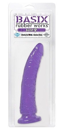 Basix Rubber Works Slim 7 inches Dong Purple second