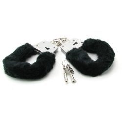 Beginner's Furry Cuffs - Black main