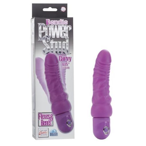 Bendie Power Stud Curvy 6.75" Purple Vibrator second