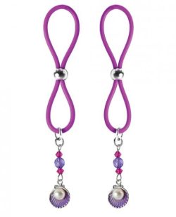 Bijoux De Nip Nipple Halos Clam Charm Purple main