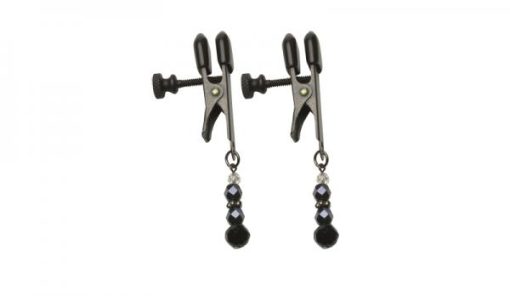 Black Beaded Clamps - Adjustable Broad Tip main