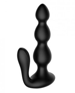 Bliss Tail Spin Beaded Anal Vibe Rechargeable Black main
