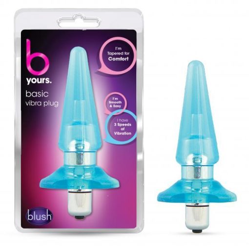 Blush B Yours Basic Vibro Plug Blue second