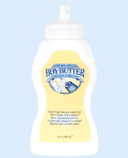 Boy butter churn style squeeze bottle - 9 oz main