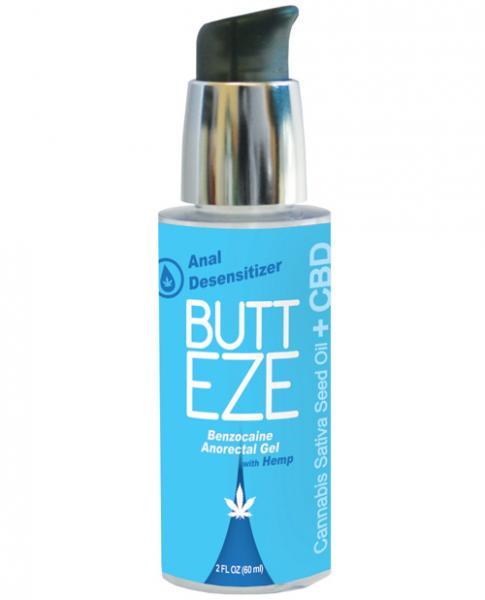 Butt Eze Anal Desensitizing Lubricant With Hemp Seed Oil 2oz Shop Mq™