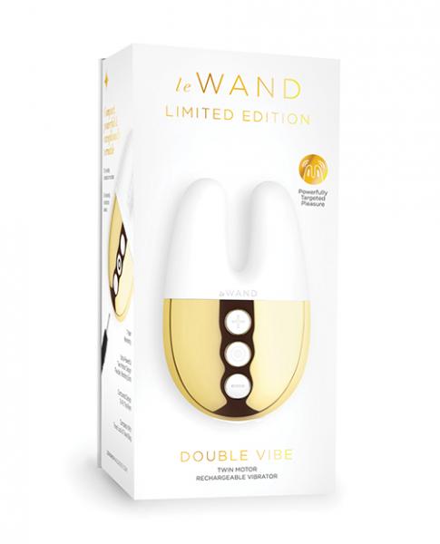 Le Wand Double Vibe – White Gold
