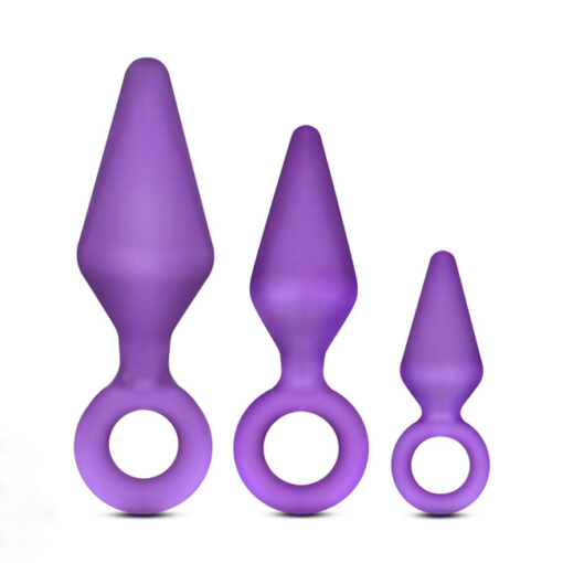 Candy Rimmer Kit Butt Plugs Set of 3 Purple