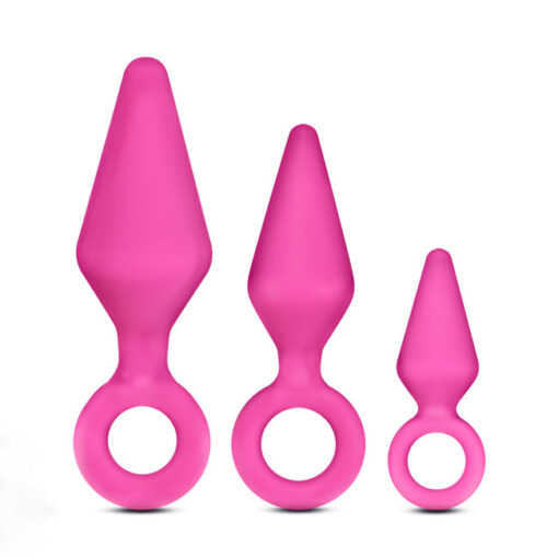 Candy Rimmer Kit Butt Plugs Set of 3 Pink