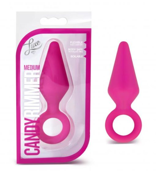 Candy Rimmer Medium Butt Plug Fuchsia Pink second